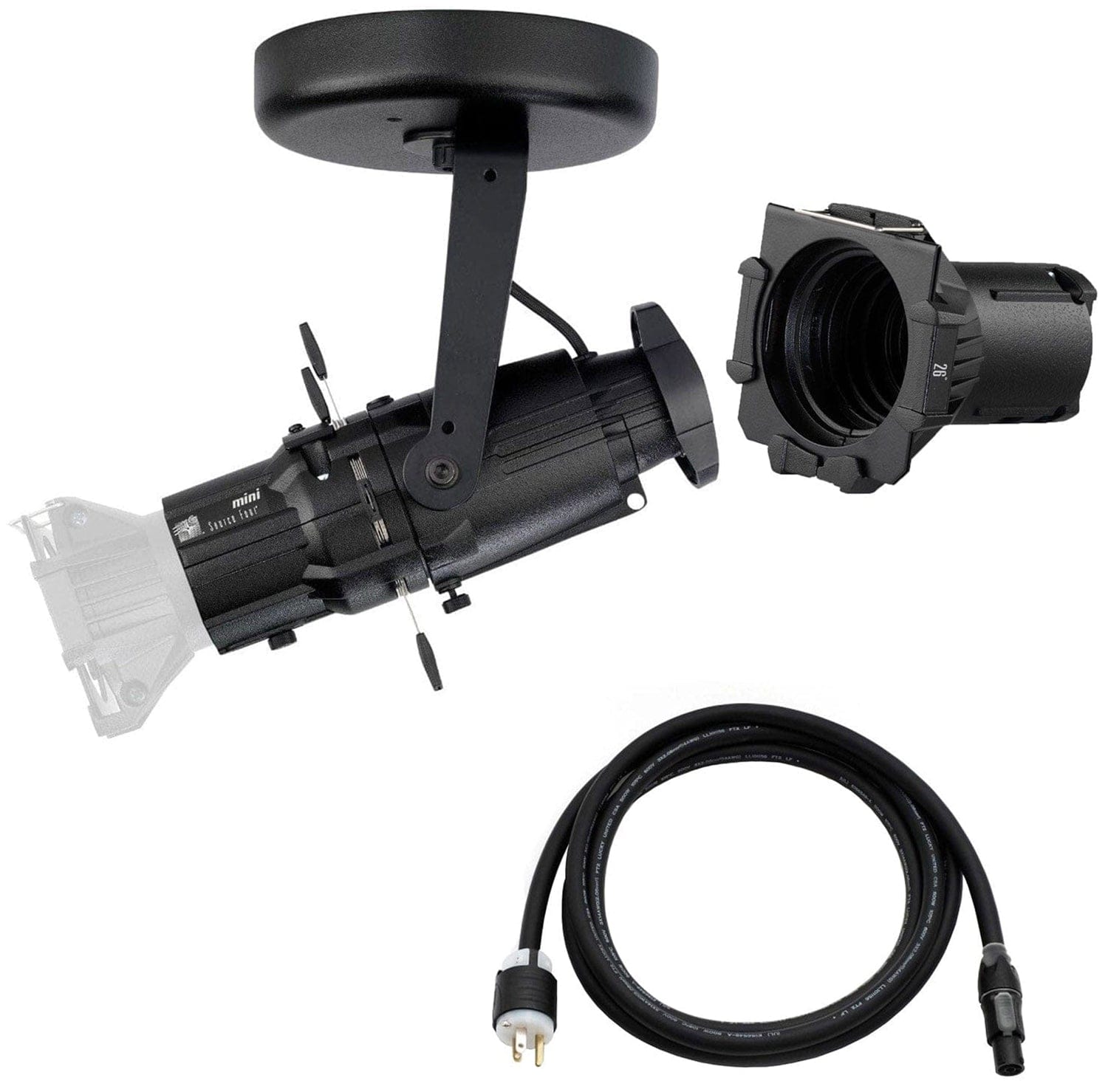 ETC Source Four Mini Gallery LED Ellipsoidal 3000 K - 26-Degree Lens ...