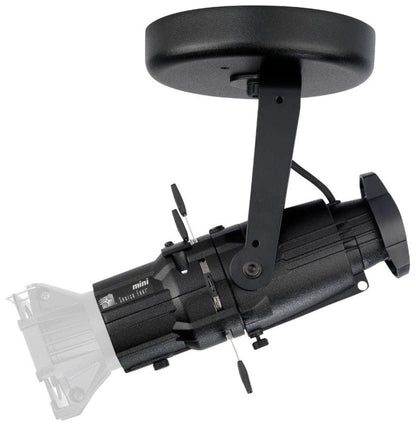 ETC Source Four Mini Gallery LED Ellipsoidal 3000 K, 26-Degree Lens Tube with Edison Plug - Black (Canopy) - PSSL ProSound and Stage Lighting