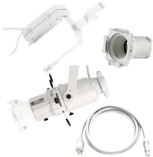 ETC Source Four Mini LED Ellipsoidal 4000 K, 26-Degree Lens Tube with Edison Plug - White (Portable) - PSSL ProSound and Stage Lighting