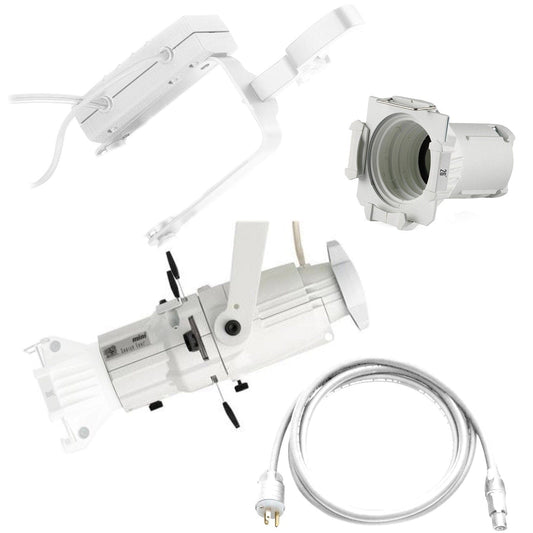 ETC Source Four Mini LED Ellipsoidal 5000 K, 26-Degree Lens Tube with Edison Plug- White (Portable) - PSSL ProSound and Stage Lighting