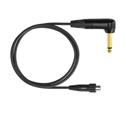 Shure WA307 Premium Guitar Cable with Right Angle ¼ Inch Neutrik Connector
