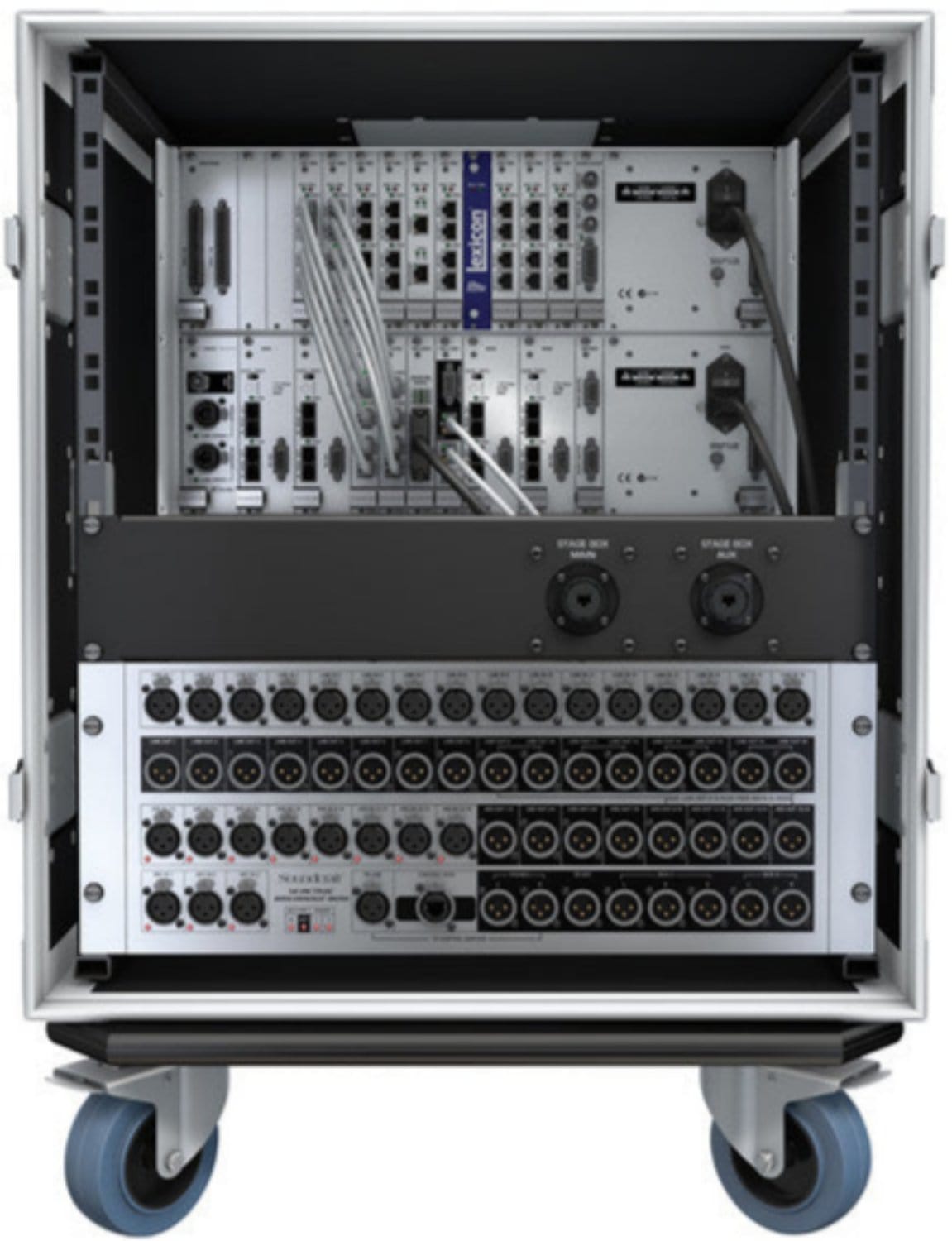 Soundcraft 5059570 Vi5000 Flightcase - 2 x Monitor Mount / 4U of Rack Space - PSSL ProSound and Stage Lighting