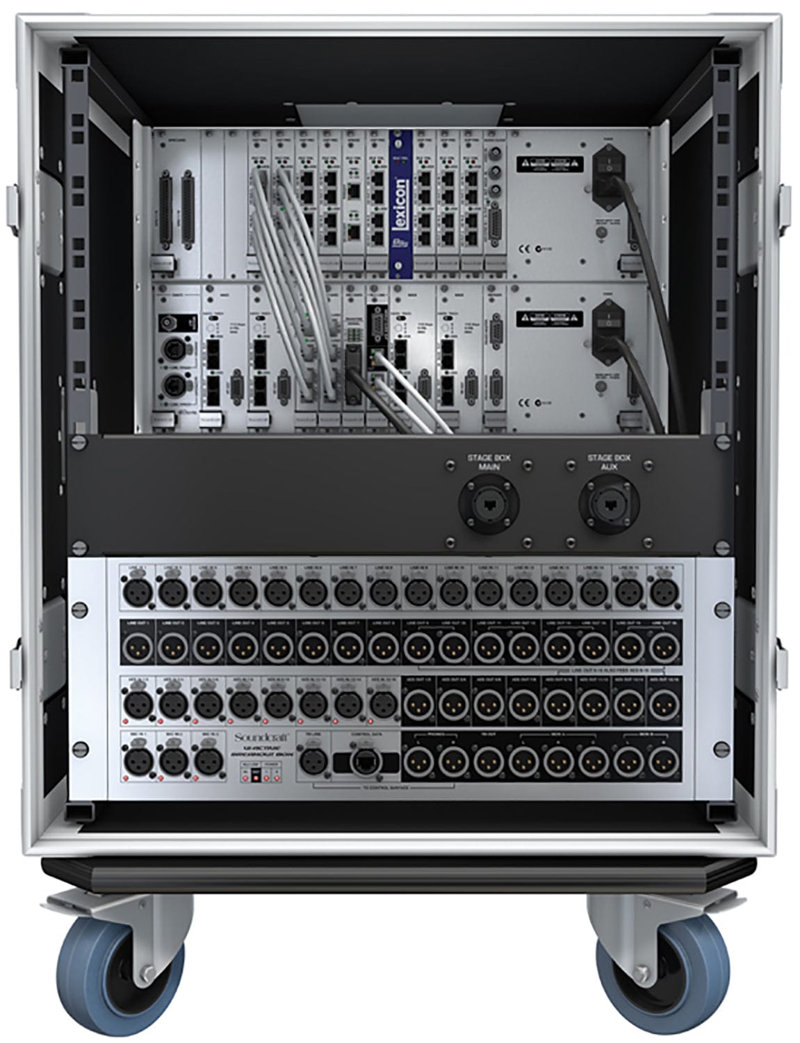 Soundcraft 5059732HU ViLR-48MO 48kHz Multimode Optical Local Rack for Vi5000/7000 Sound Console - PSSL ProSound and Stage Lighting