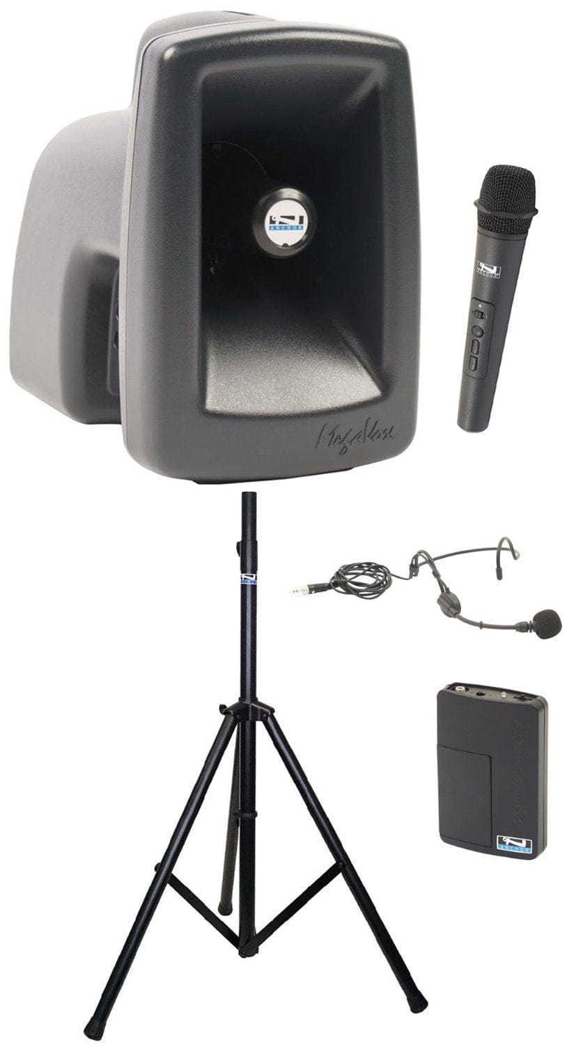 Anchor Audio 511225 MegaVox System 2 - Handheld / Headband Wireless Microphones - PSSL ProSound and Stage Lighting