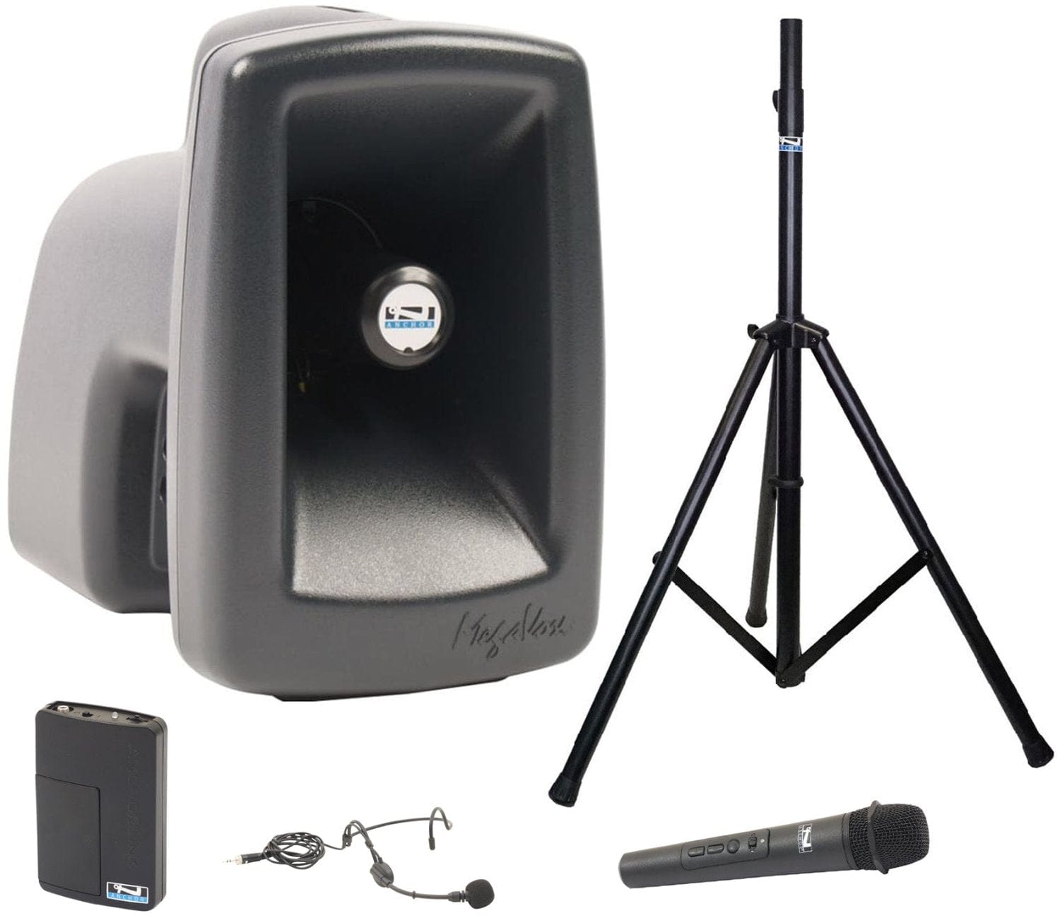 Anchor Audio 514225 MegaVox System X2 - Anchor-Air / Handheld / Headband Wireless Microphones - PSSL ProSound and Stage Lighting