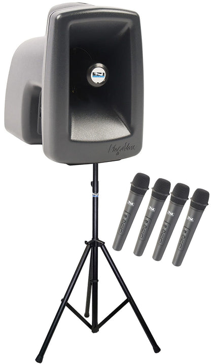 Anchor Audio 515400 MegaVox System X4 - Anchor-Air / 4x Handheld Wireless Microphones - PSSL ProSound and Stage Lighting