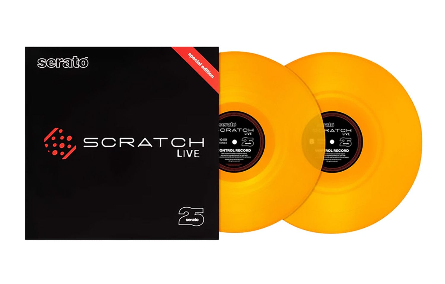 Serato SCV-SP-ANN-25 Scratch Live Control 12-Inch Control Vinyl - 25th  Anniversary - Blind Box