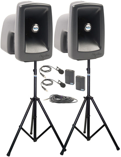 Anchor Audio 545260 MegaVox Pair COMP 2 - 2x Lapel Wireless Microphones - PSSL ProSound and Stage Lighting