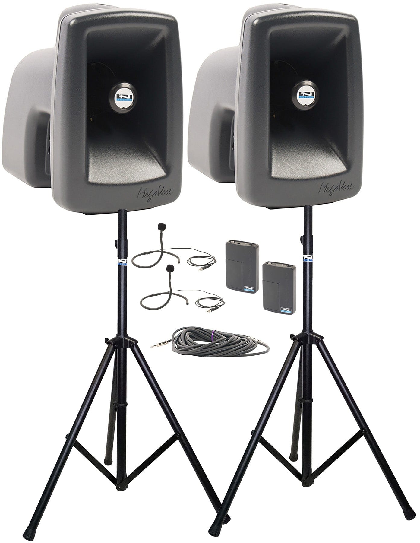 Anchor Audio 545270 MegaVox Pair COMP 2 - 2x Collar Wireless Microphones - PSSL ProSound and Stage Lighting