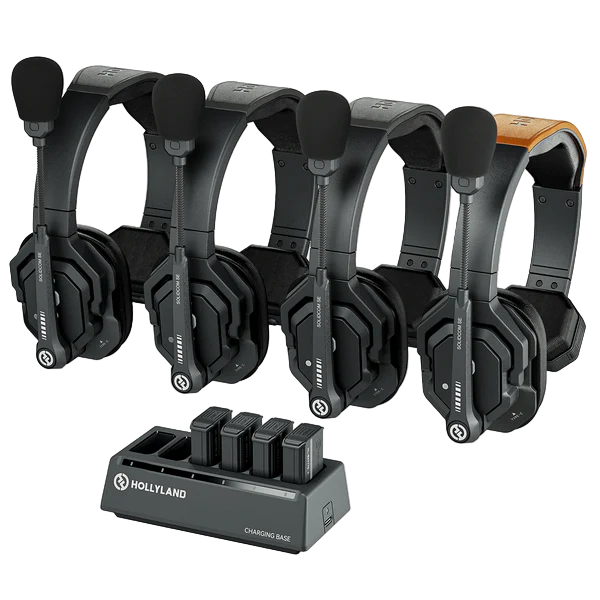 Hollyland HL-Solidcom SE 2 - 4S Solidcom SE 2 - 4S 4-Person Noise Cancelling Headset Intercom