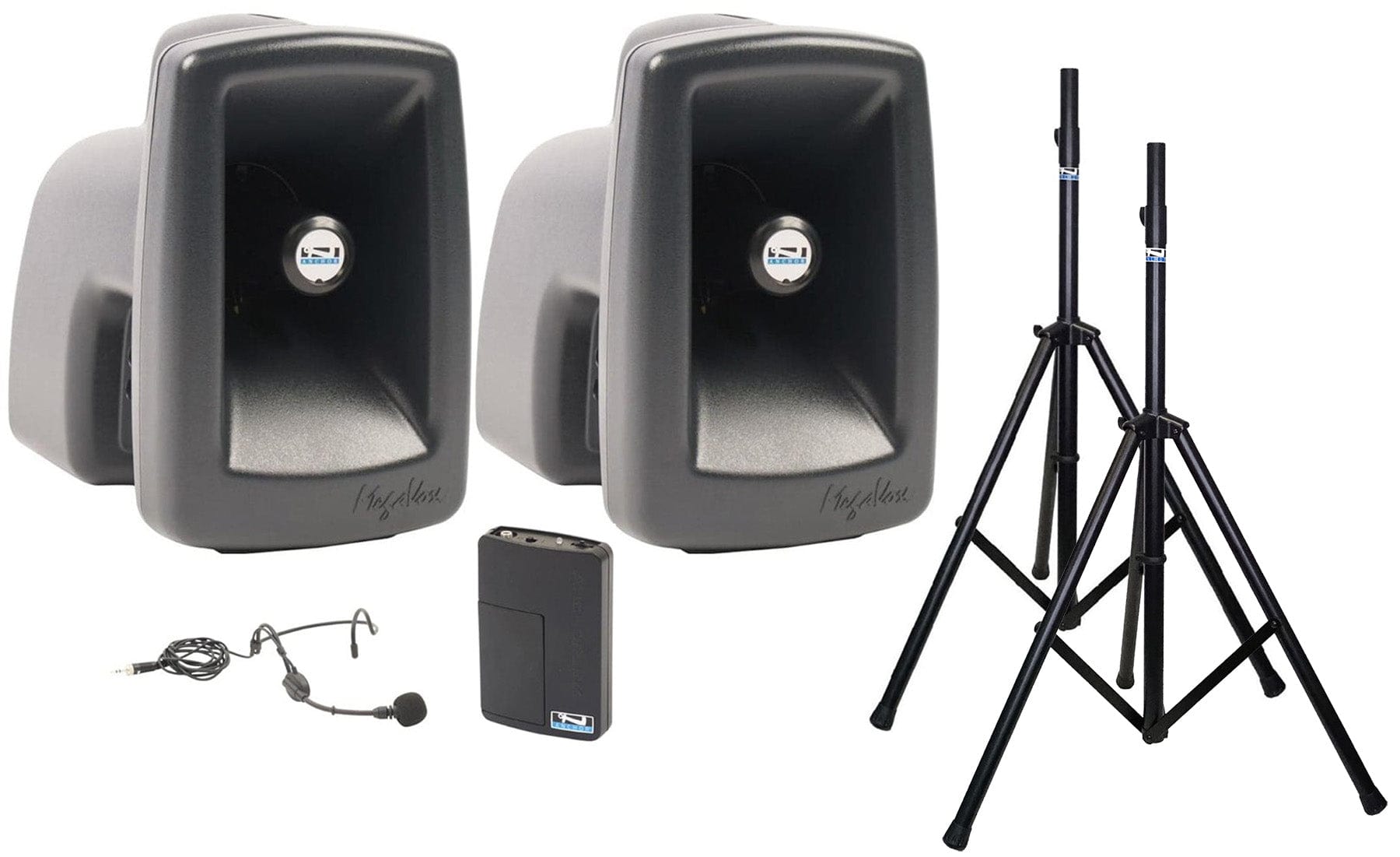 Anchor Audio 560150 MegaVox Pair AIR X1 - Anchor-Air / Headband Wireless Microphone - PSSL ProSound and Stage Lighting