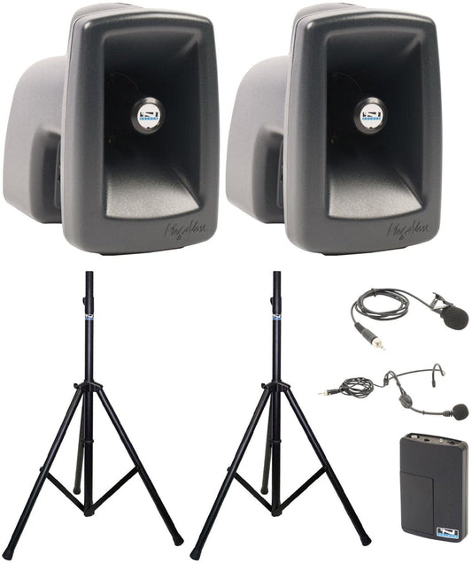 Anchor Audio 560190 MegaVox Pair AIR X1 - Anchor-Air / Lapel / Headband Wireless Microphones - PSSL ProSound and Stage Lighting