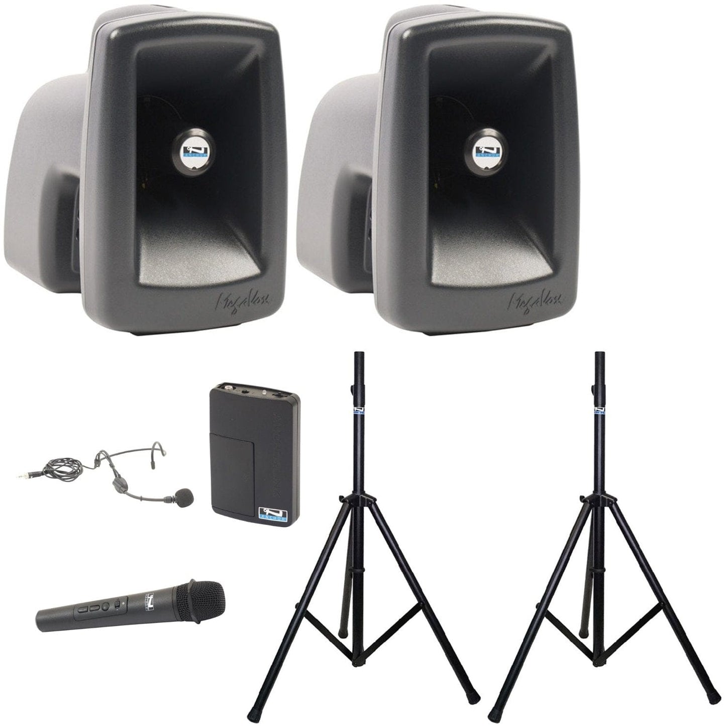 Anchor Audio 560225 MegaVox Pair AIR X2 - Anchor-Air / Handheld / Headband Wireless Microphones - PSSL ProSound and Stage Lighting