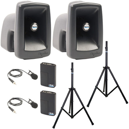 Anchor Audio 560260 MegaVox Pair AIR X2 - Anchor-Air / 2x Lapel Wireless Microphones - PSSL ProSound and Stage Lighting