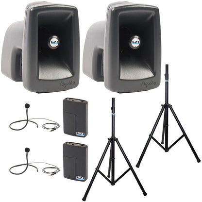 Anchor Audio 560270 MegaVox Pair AIR X2 - Anchor-Air / 2x Collar Wireless Microphones - PSSL ProSound and Stage Lighting