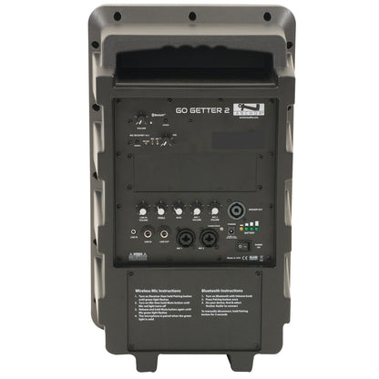 Anchor Audio Go Getter 2 System 2 Go Getter 2, AnchorLINK, and two wireless handheld microphones and one speaker standModels Included: GG2-U2, QTY. 2 WH-LINK, SS-550