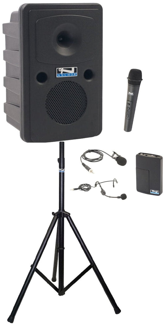 Anchor Audio 611229 Go Getter 2 System 2 - Handheld / Lapel / Headband Wireless Microphones - PSSL ProSound and Stage Lighting