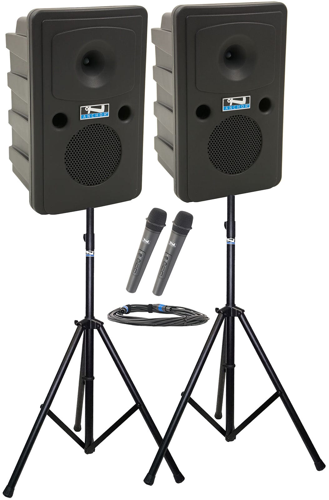 Anchor Audio 645200 Go Getter 2 Pair COMP 2 - 2x Handheld Wireless Microphones - PSSL ProSound and Stage Lighting