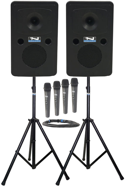 Anchor Audio 645400 Go Getter 2 Pair COMP 4 - 4x Handheld Wireless Microphones - PSSL ProSound and Stage Lighting