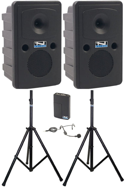 Anchor Audio 660150 Go Getter 2 Pair AIR X1 - Anchor-Air / Headband Wireless Microphone - PSSL ProSound and Stage Lighting