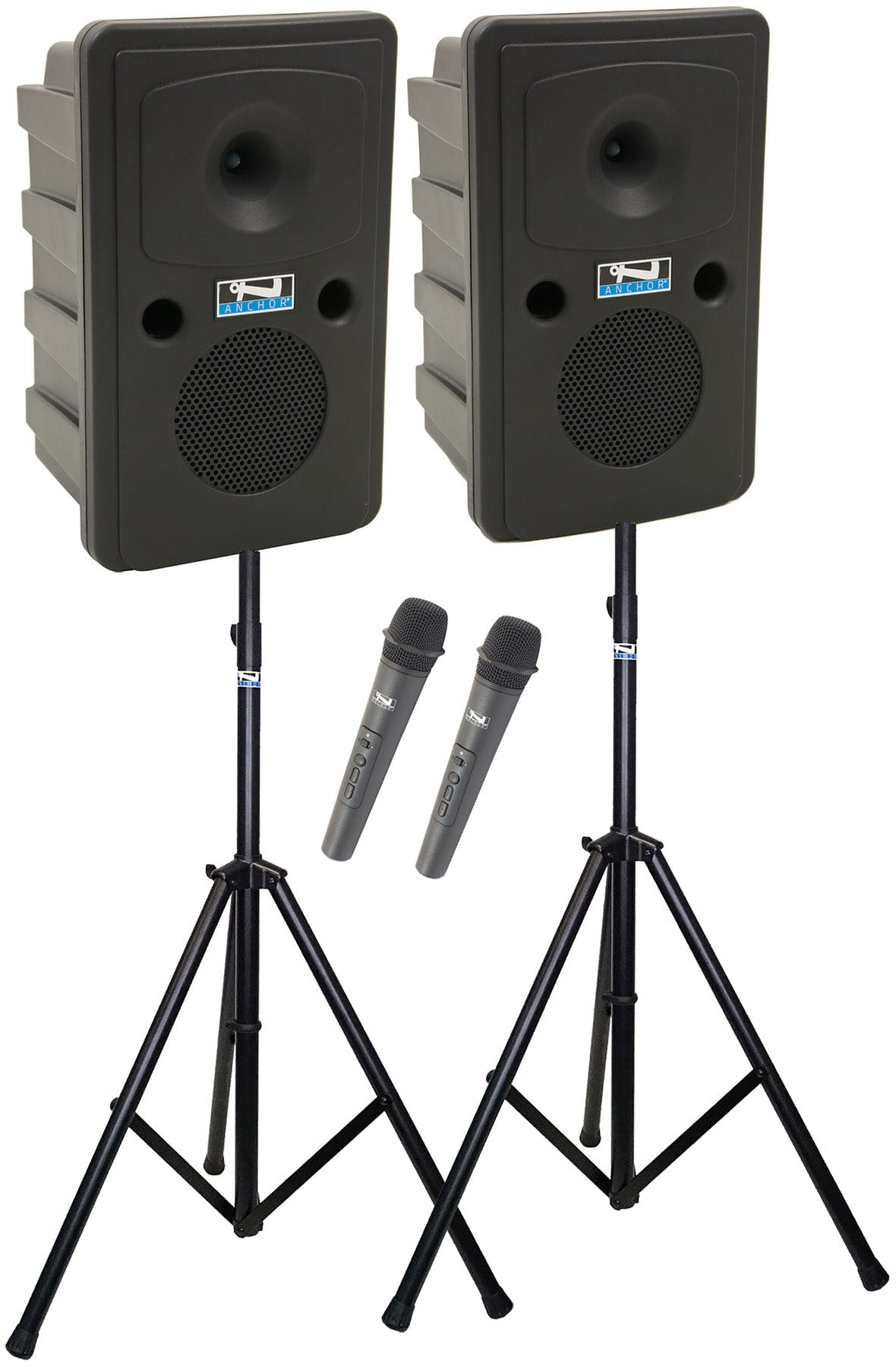 Anchor Audio 660200 Go Getter 2 Pair AIR X2 - Anchor-Air / 2x Handheld Wireless Microphones - PSSL ProSound and Stage Lighting