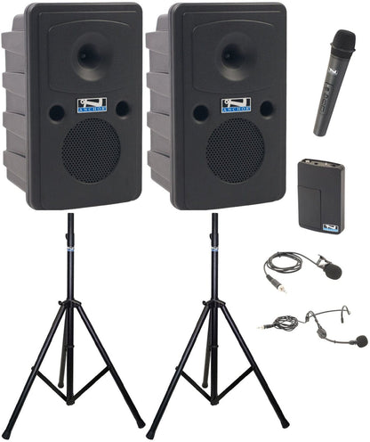 Anchor Audio 660229 Go Getter 2 Pair AIR X2 - Anchor-Air / Handheld / Lapel / Headband Wireless Mics - PSSL ProSound and Stage Lighting