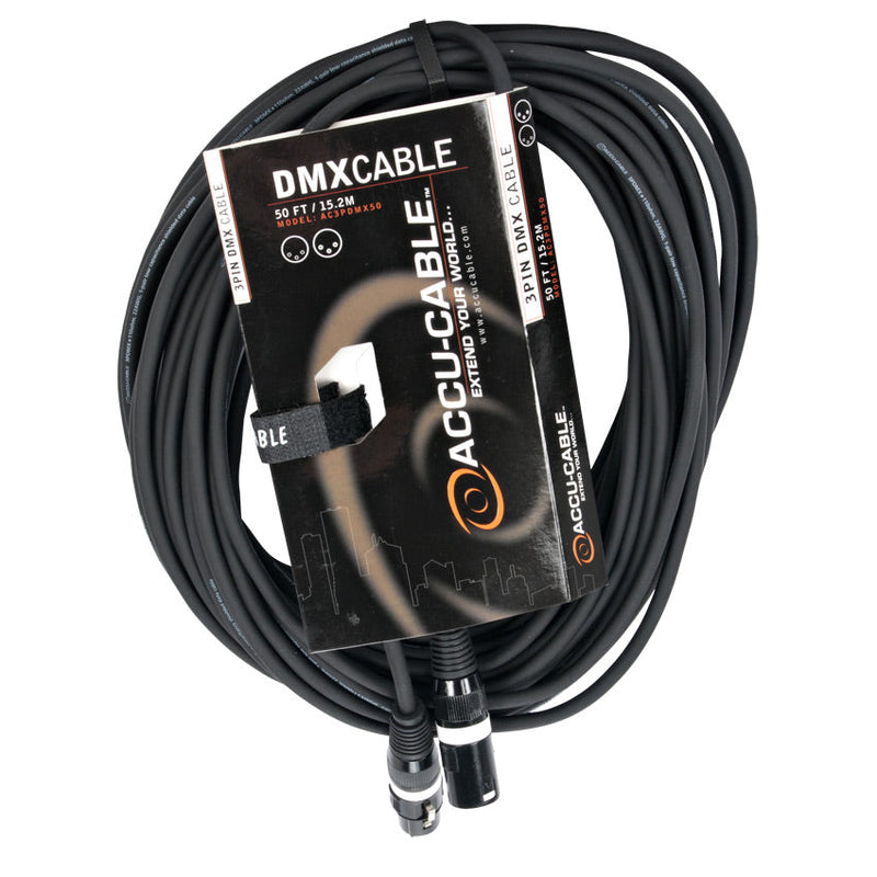 Elation AC3PDMX50 50 FOOT, 3 PIN DMX CABLE
