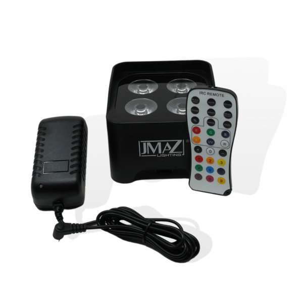 JMAZ Galaxy Par 4S 6 Unit Battery Powered Uplights Package w/ Carrying Bag - PSSL ProSound and Stage Lighting