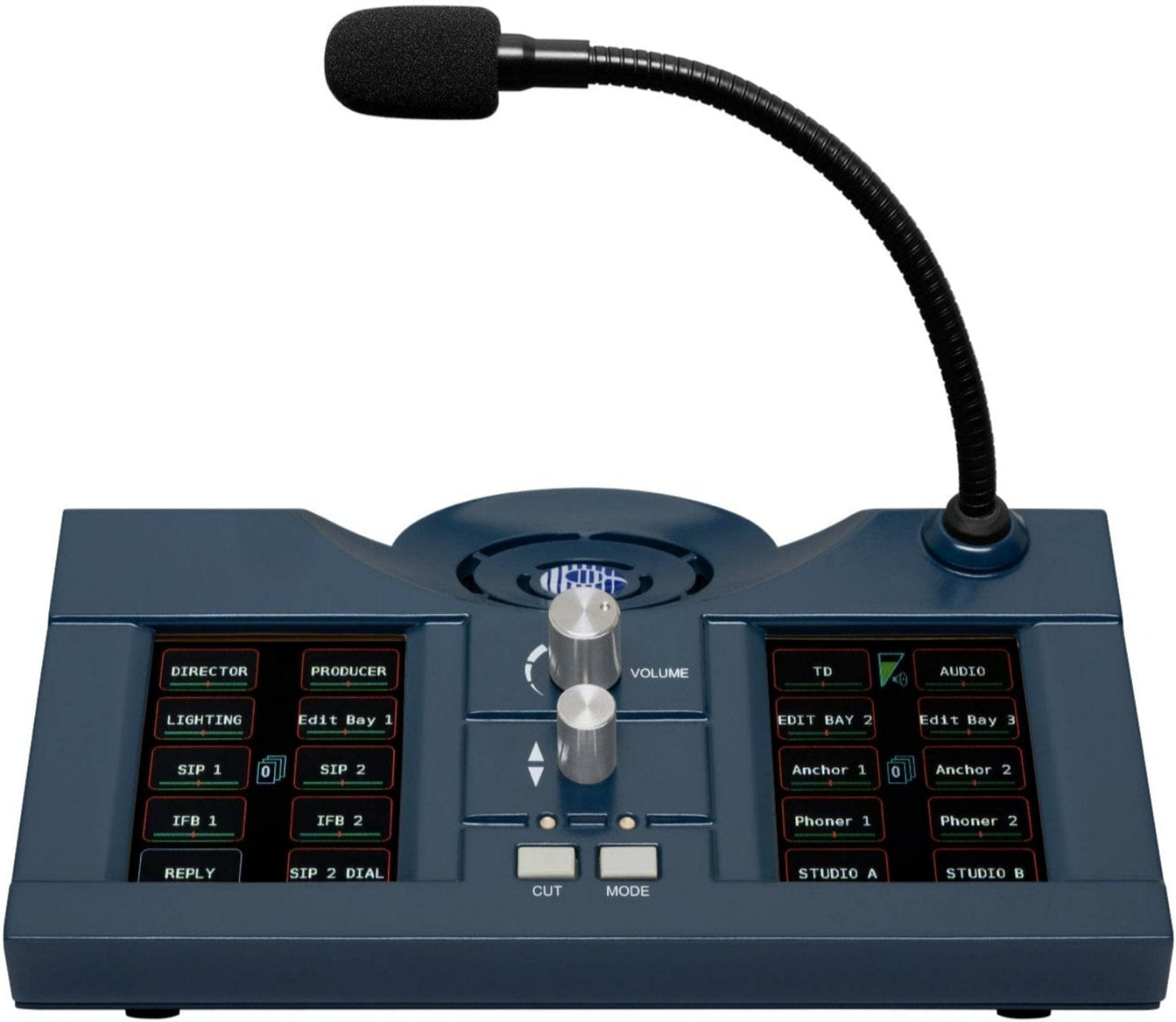 Clear-Com 700-47-04-X4M 20-Button Touchscreen IP Desktop with XLR-4 Headset Connector - PSSL ProSound and Stage Lighting