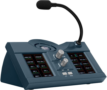 Clear-Com 700-47-04-X4M 20-Button Touchscreen IP Desktop with XLR-4 Headset Connector - PSSL ProSound and Stage Lighting