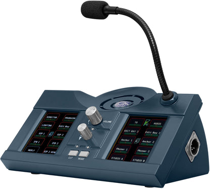 Clear-Com 700-47-04-X4M 20-Button Touchscreen IP Desktop with XLR-4 Headset Connector - PSSL ProSound and Stage Lighting