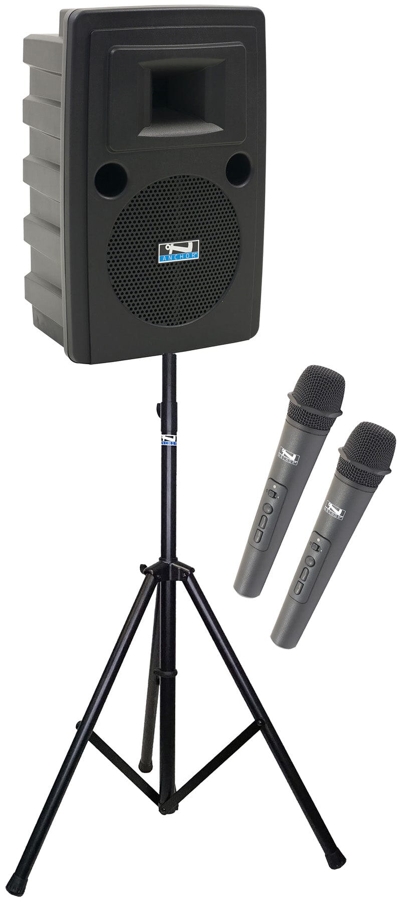 Anchor Audio 711200 Liberty 2 System 2 - 2x Handheld Wireless Microphones - PSSL ProSound and Stage Lighting