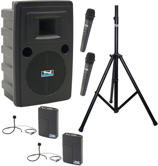 Anchor Audio 712435 Liberty 2 System 4 - 2x Handheld / 2x Collar Wireless Microphones - PSSL ProSound and Stage Lighting