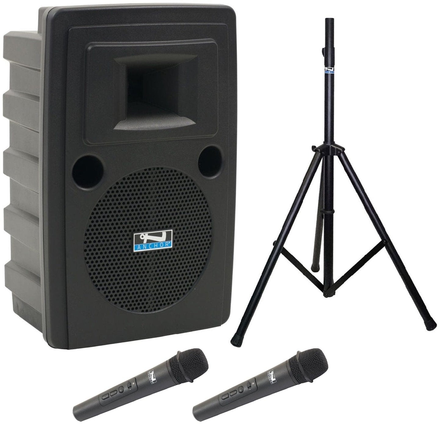 Anchor Audio 714200 Liberty 2 System X2 - Anchor-Air / 2x Handheld Wireless Microphones - PSSL ProSound and Stage Lighting