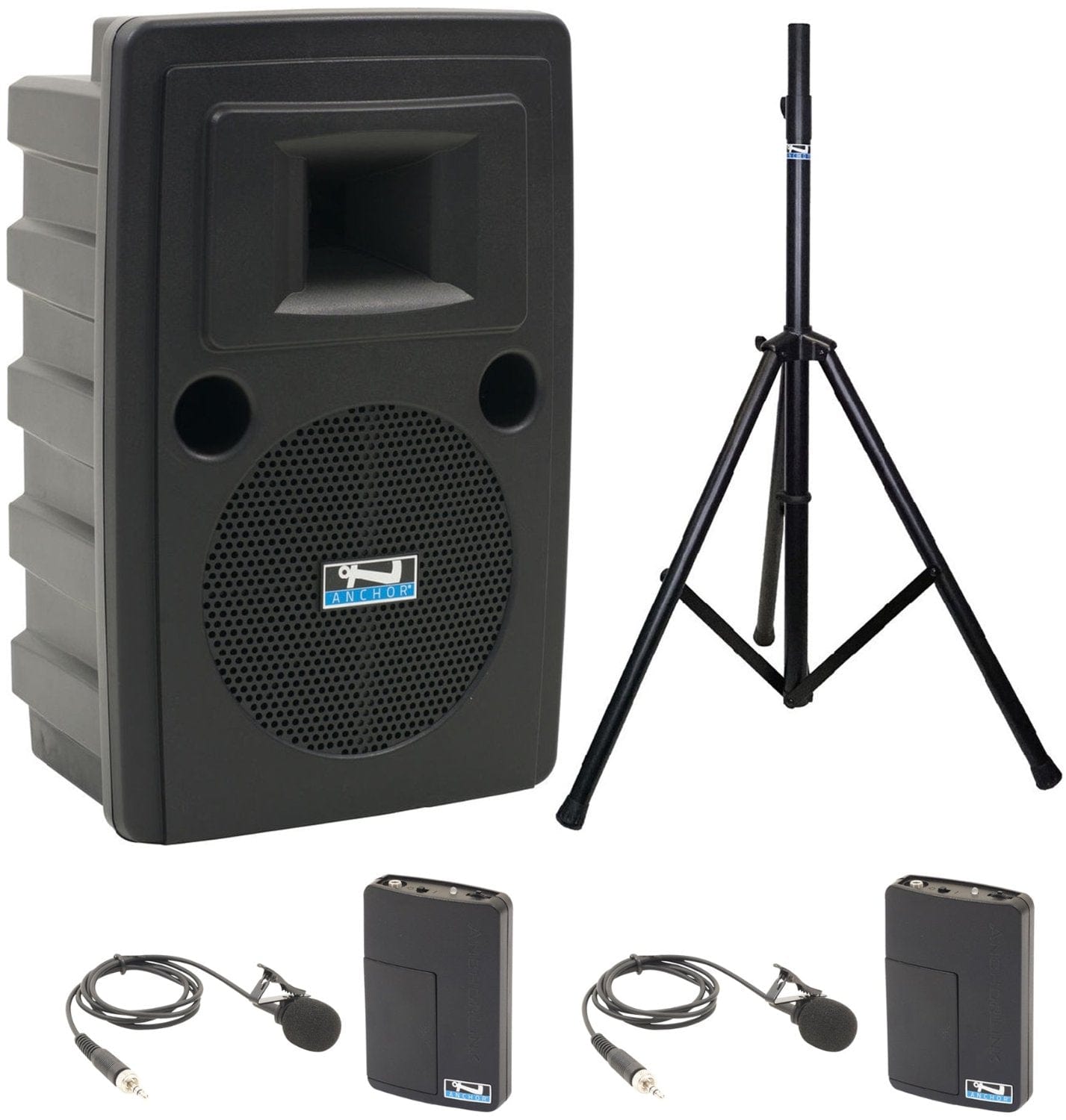 Anchor Audio 714260 Liberty 2 System X2 - Anchor-Air / 2x Lapel Wireless Microphones - PSSL ProSound and Stage Lighting