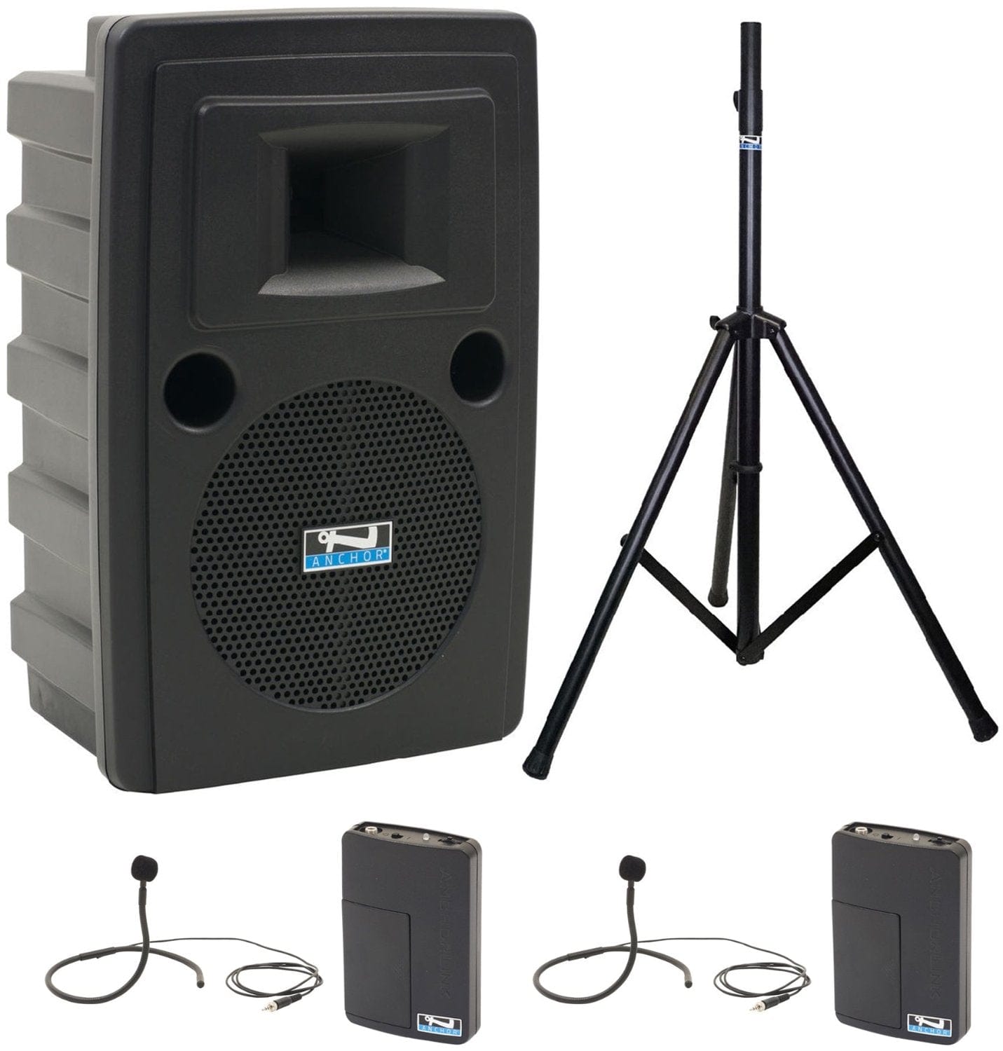 Anchor Audio 714270 Liberty 2 System X2 - Anchor-Air / 2x Collar Wireless Microphones - PSSL ProSound and Stage Lighting