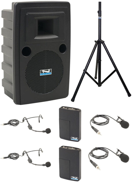 Anchor Audio 714290 Liberty 2 System X2 - Anchor-Air / 2x Lapel / 2x Headband Wireless Microphones - PSSL ProSound and Stage Lighting