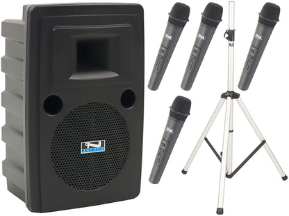 Anchor Audio 715400 Liberty 2 System X4 - Anchor-Air / 4x Handheld Wireless Microphones - PSSL ProSound and Stage Lighting