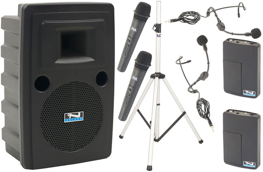 Anchor Audio 715425 Liberty 2 System X4 - Anchor-Air / 2x Handheld / 2x Headband Wireless Microphones - PSSL ProSound and Stage Lighting