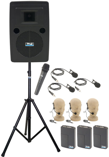 Anchor Audio 715419 Liberty 2 System X4 - Anchor-Air / 1x Handheld / 3x Lapel / 3x Headband Mics - PSSL ProSound and Stage Lighting