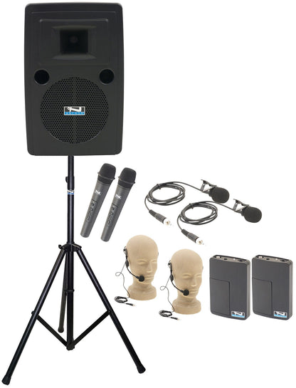 Anchor Audio 715429 Liberty 2 System X4 - Anchor-Air / 2x Handheld / 2x Lapel / 2x Headband Mics - PSSL ProSound and Stage Lighting