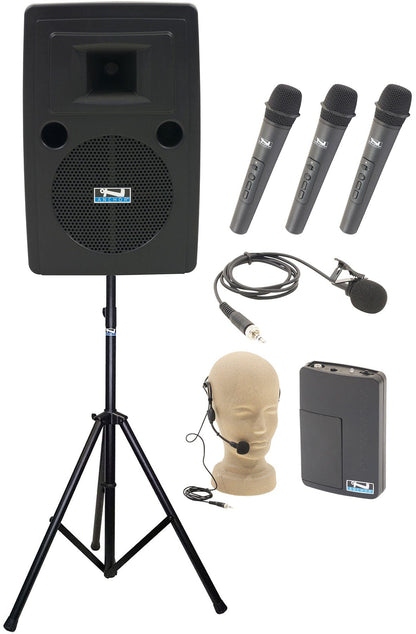 Anchor Audio 715439 Liberty 2 System X4 - Anchor-Air / 3x Handheld / 1x Lapel / 1x Headband Mics - PSSL ProSound and Stage Lighting