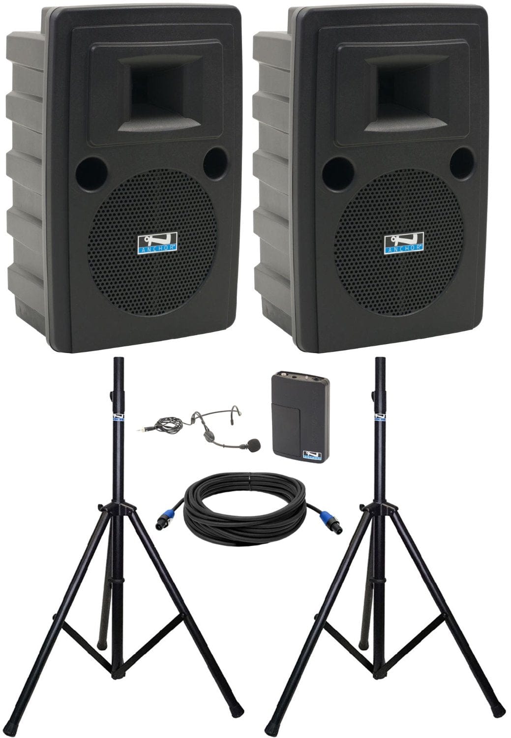 Anchor Audio 745150 Liberty 2 Pair LIB2-COMP 1 - Headband Wireless Microphone - PSSL ProSound and Stage Lighting