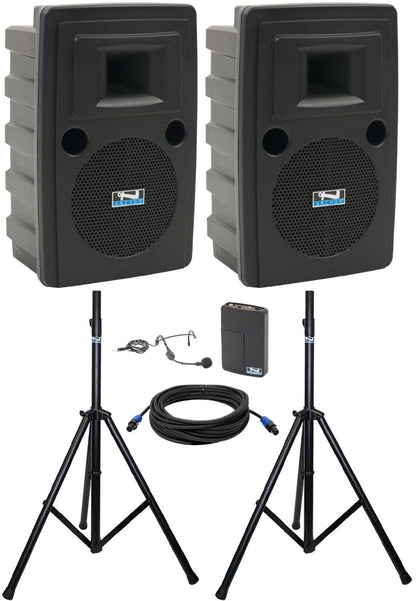 Anchor Audio 745150 Liberty 2 Pair LIB2-COMP 1 - Headband Wireless Microphone - PSSL ProSound and Stage Lighting