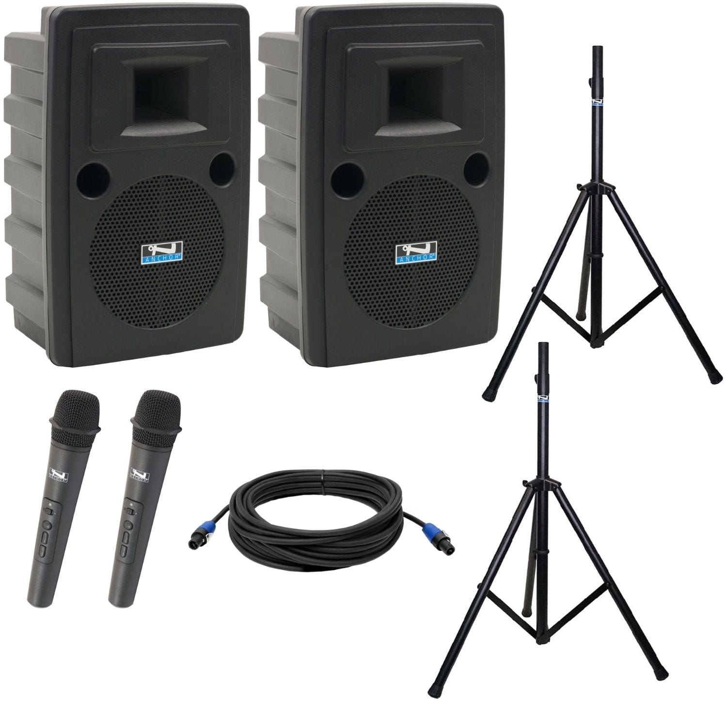 Anchor Audio 745200 Liberty 2 Pair LIB2-COMP 2 - 2x Handheld Wireless Microphone - PSSL ProSound and Stage Lighting