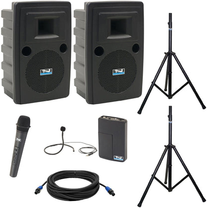 Anchor Audio 745235 Liberty 2 Pair LIB2-COMP 2 - Handheld / Collar Wireless Microphones - PSSL ProSound and Stage Lighting