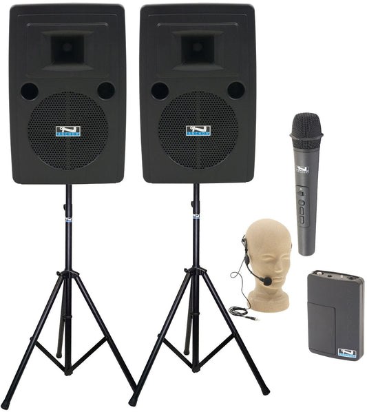 Anchor Audio 760225 Liberty 2 Pair LIB2-AIR X2 - Anchor-Air / Handheld / Headband Wireless Mics - PSSL ProSound and Stage Lighting