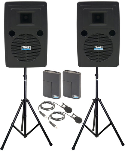 Anchor Audio 760260 Liberty 2 Pair LIB2-AIR X2 - Anchor-Air / 2x Lapel Wireless Microphones - PSSL ProSound and Stage Lighting