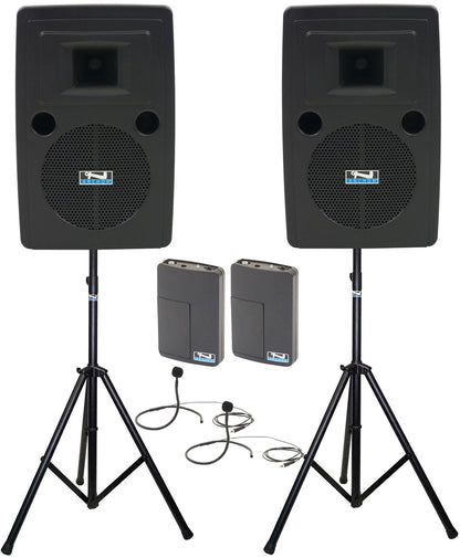 Anchor Audio 760270 Liberty 2 Pair LIB2-AIR X2 - Anchor-Air / 2x Collar Wireless Microphones - PSSL ProSound and Stage Lighting