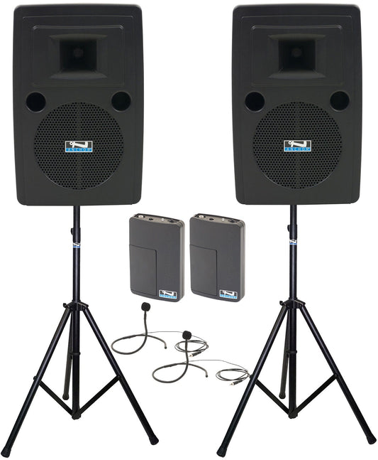 Anchor Audio 760270 Liberty 2 Pair LIB2-AIR X2 - Anchor-Air / 2x Collar Wireless Microphones - PSSL ProSound and Stage Lighting